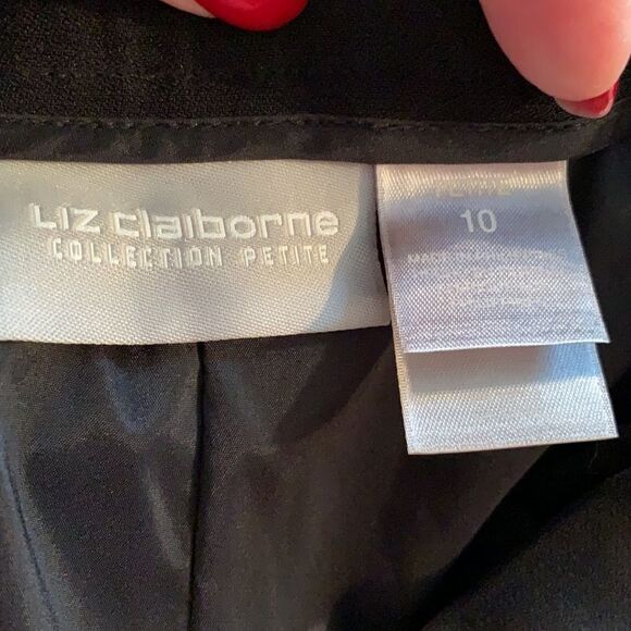 Liz Claiborne Collection petite black trousers - Picture 7 of 9